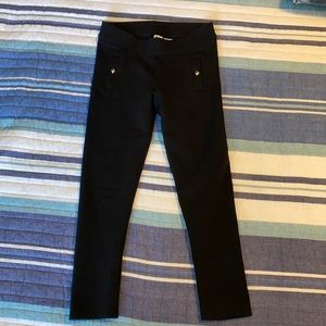 Janie and Jack black stretchy pants size 5